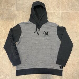 American Eagle Outfitters‎ USA 1977 Gray Hoodie Pullover Spell Out Mens Large